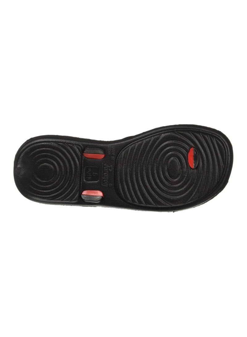 Paragon Women's Flip Flops Women's Slippers footwear 1215 Black-Red Made in India - Image 4