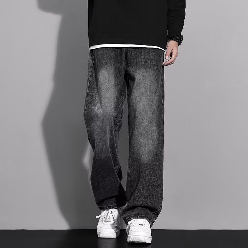 Unisex Classic Denim Jeans Loose Fit Daily Outdoor Wear - Image 5