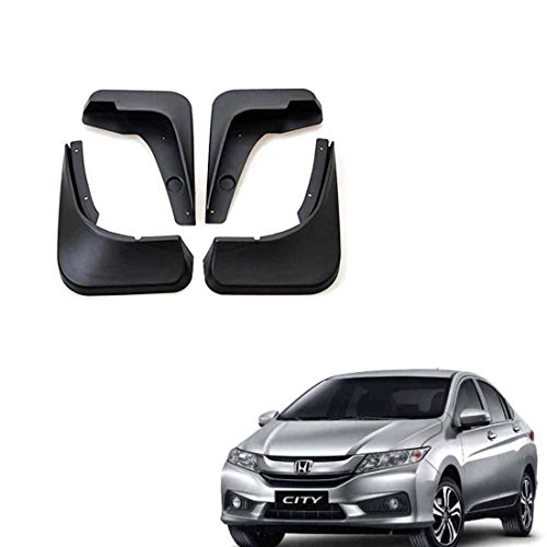 Auto Pearl Sparedeals - Car Mud Flap/Mud Guard Compatible with Honda City 2014-2017 (Set of 4 Pcs.) - Image 1