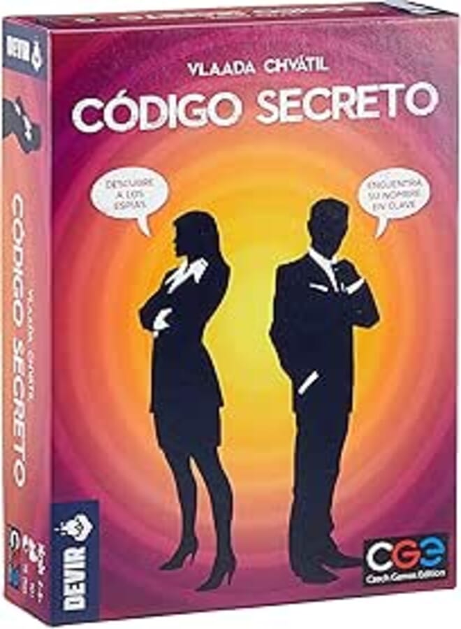 Devir - Secret Code, Board Game, Board Game with Friends, Party Game, Board Game Adults, Age 10 (BGCOSE)