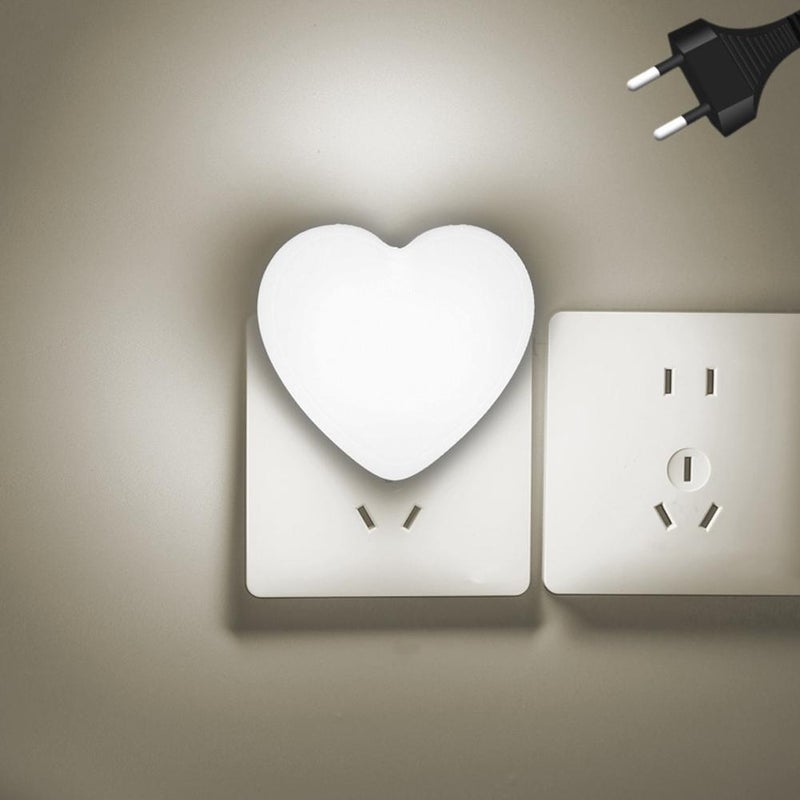 LED energy-saving night light, ambient light for couples' bedroom, romantic bedside lamp, sleep lamp, light-controlled sensor light.