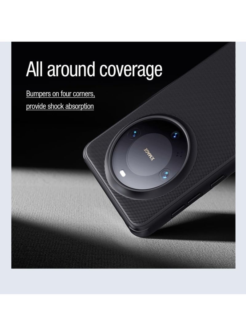 Nillkin Super Frosted Shield Pro Magnetic Series Cover Case Designed For Huawei Mate 60 Pro/60 Pro Plus - Black - Image 3