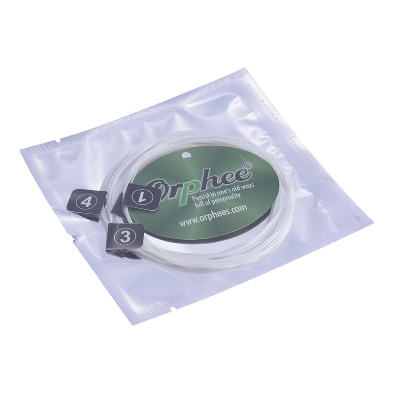 Ukulele Strings: 4-Piece Carbon Fiber Coated Set, Hard Tension With Durable Nylon Polyester Core, Smooth Soft Surface - Clear Bright Resonant Tone, Precise Gauges For Beginner And Pro Ukulele String R - Image 2