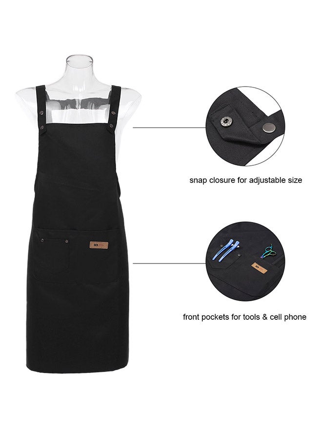 Generic Black Professional Hairdressing Apron 0.168kg  - Image 1