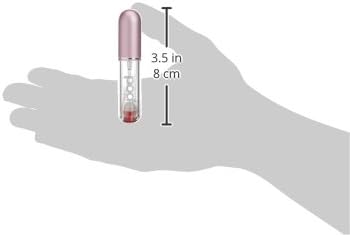 Perfume Pod Clear Refillable Perfume Atomiser with Spray GenieS Refill Pink - Image 4
