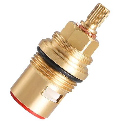 Liberflow Kitchen Faucet Cartridge Replacement Compatible with Grohe 45882000 Valve Parts Durability Brass Ceramic Cartridge Easy Installation AntiClockwise Open Design Fits Various Faucet Models - Image 1