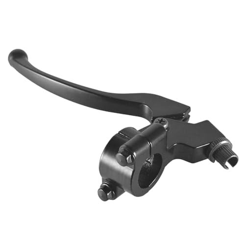 JOIQEXJ Left Brake Handle Clutch Lever Perch for 98cc 196cc 6.5HP 5.5hp Coleman CT200U BT200X Trail 200 CC100X CT100U Baja Motovox Mini Bike CRF XR 70 80 XR200 Yamaha Pit Dirt Bike Black - Image 1
