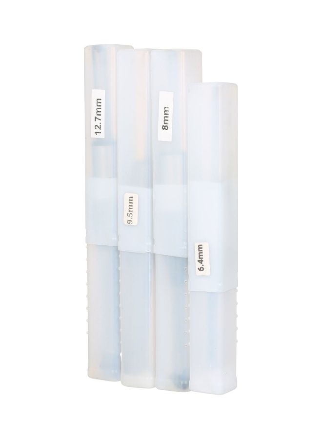 NIBEMINENT 4-Piece Hole Drill Set Silver/Black  - Image 4