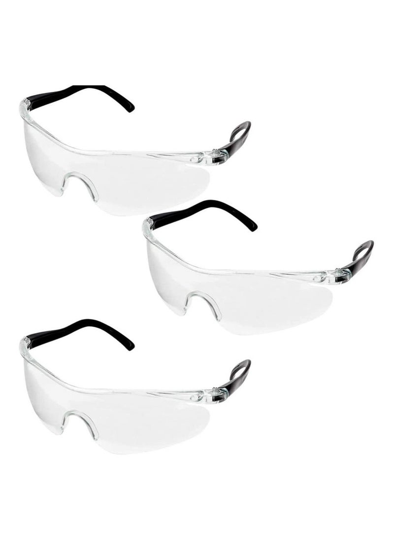 KASTWAVE KASTWAVE Transparent Eyes Protective Glasses Full Eyes Protection Goggles for Kids men and women, Prevent Droplets and Waterproof, Windbreak sand for Outdoor, Bike Race, Travel, Pool Swimming Party  - Image 1