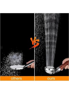 FALMER Handheld shower head with ion filtering to help reduce hair loss. Water-saving spa shower filter purifies water and removes chlorine for a cleaner, fresher experience.  - Image 4