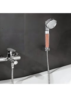 FALMER Handheld shower head with ion filtering to help reduce hair loss. Water-saving spa shower filter purifies water and removes chlorine for a cleaner, fresher experience.  - Image 5