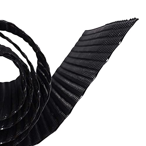 AggAuto شبكة مشبك السيارة العالمية 40"x13" - 100x33 سم إدخال مشبك الألمنيوم للسيارات مع ثقب ماسي 10x20 مم، واحدة من أكثر الشبكات متعددة الوظائف باللون الأسود - Image 4