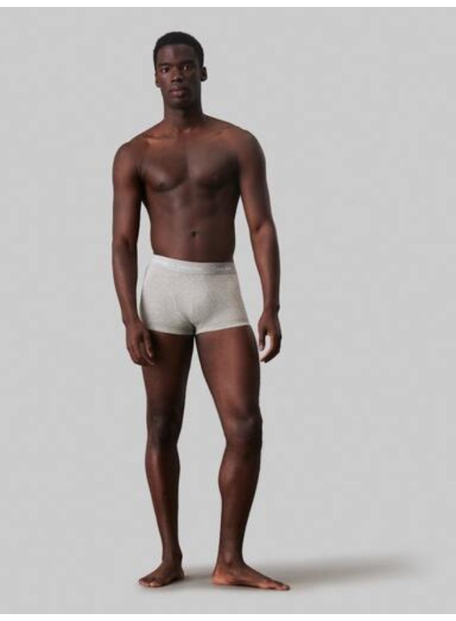 كالفن كلاين طقم 3 سراويل داخلية بخصر منخفض - كوتون ستريتش - Image 5