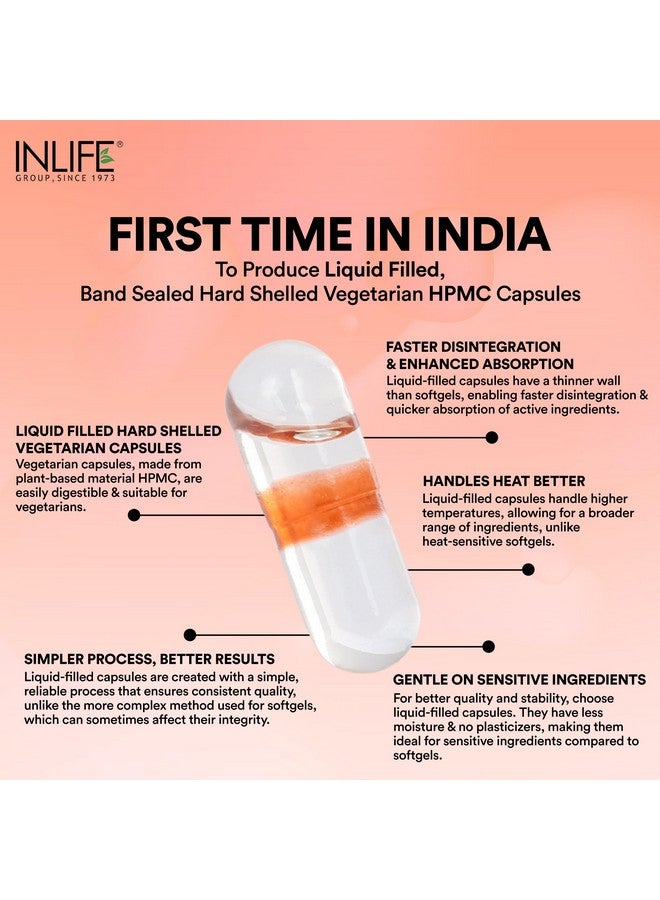 Inlife زيت MCT النقي من INLIFE C8 C10 مناسب لنظام الكيتو، منتجات متقدمة، مكمل غذائي لإدارة الوزن والدهون، 500 ملغ - 60 كبسولة نباتية (عبوة من 1، 60، عدد)  - Image 4