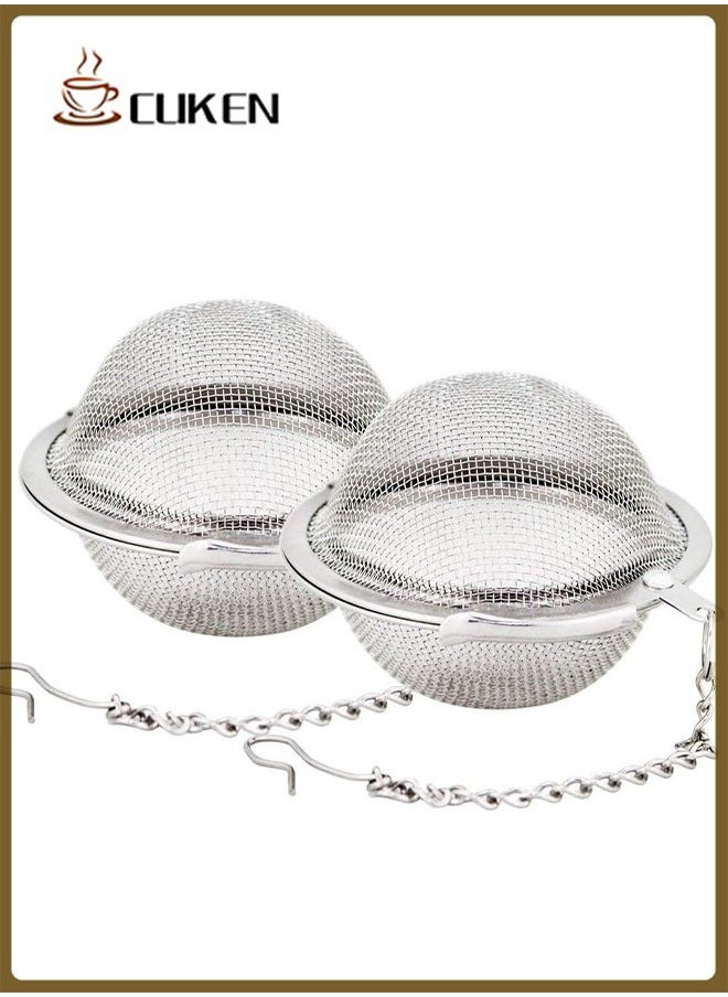 2 Pieces Stainless Steel Mesh Tea Ball 2.1 Inch Tea, Infuser Strainers Tea, Interval Diffuser for Tea - pzsku/Z34BF1528C3119D9E82BDZ/45/_/1737353196/8c6f6b85-4300-46c7-b7d9-53d6edbccfc7