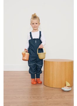 Tchibo Toddlers Girl Plain Rain Rompers, Navy  - Image 1
