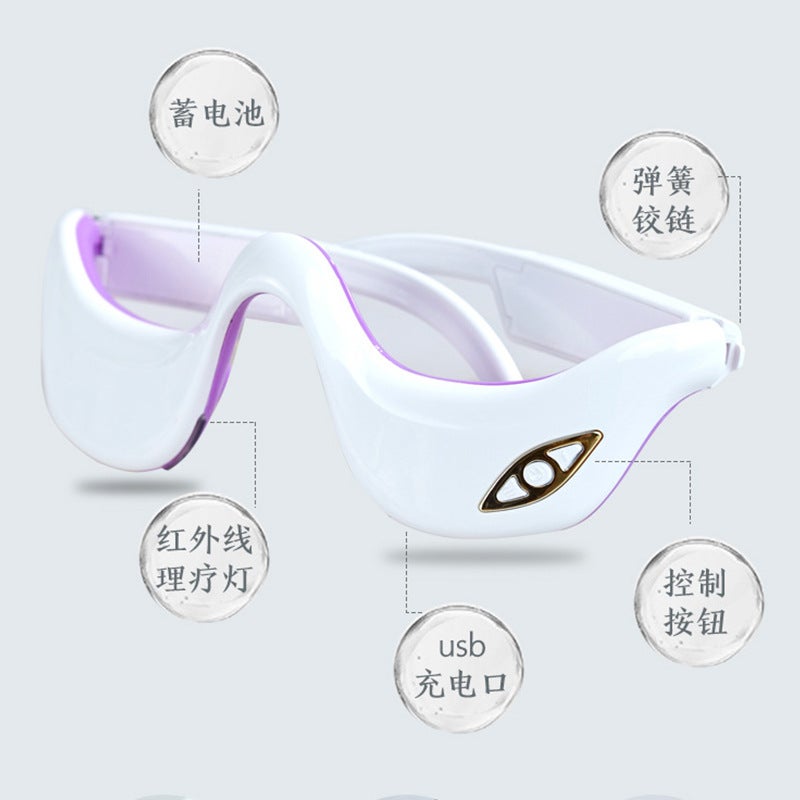 Eye Massager, Home Glasses, Foldableable Storage, Compress To Relieve Fatigue, Compress Eye Mask, Eye Protection Device - Image 3