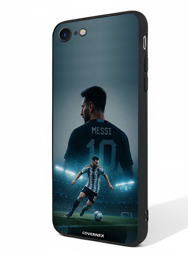 Covernex Apple iPhone SE 2020/2022 Protective Case Cover Printed Featuring Liomel Messi Action Montage Tribute - Image 1