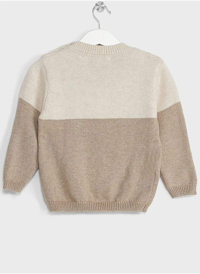 MANGO Kids Contrast Sweater