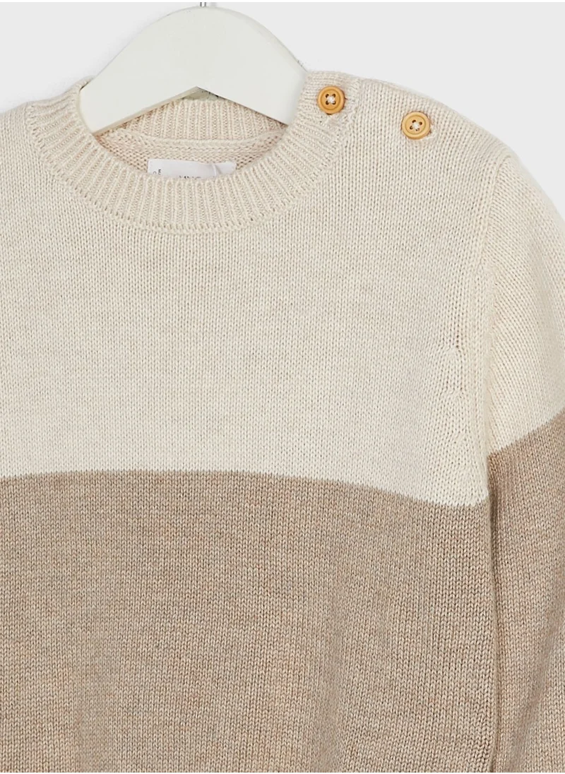 MANGO Kids Contrast Sweater