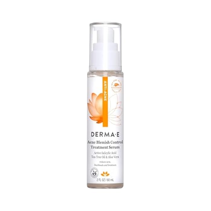 derma-e DERMA E Acne Spot Treatment, Acne Blemish Control Treatment Serum, 2 Fl Oz, Clinically Studied to Help Fight Blackheads, Breakouts and Cystic Acne for Clearer Looking Skin - Image 1