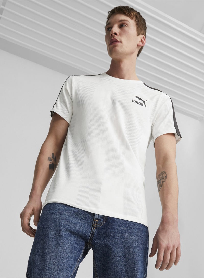 PUMA T7 Sport Mens T-Shirt - Image 1