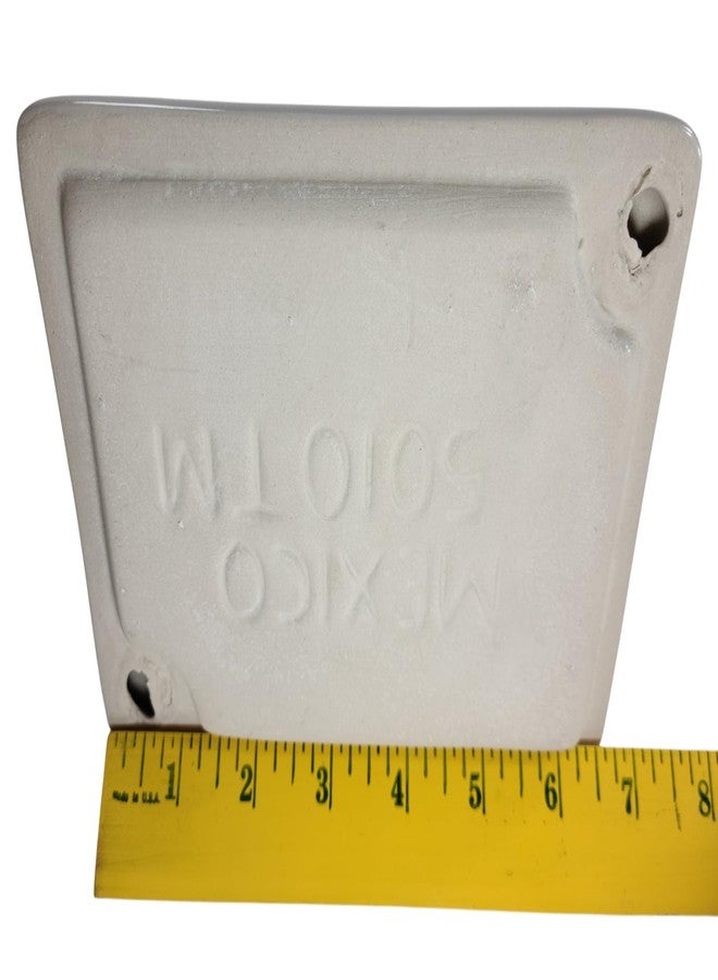 Daltile Beige Bone Almond Ceramic Soap Dish Shower Tray Tile in Installation Vintage Mid Century Modern Retro - Image 4