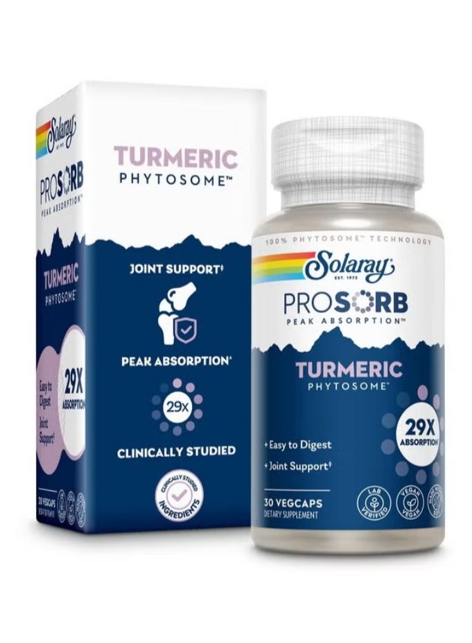 بروسورب كركم فايتوسوم ٥٠٠ ملغ، ٣٠ كبسولة نباتية - مكمل الكركمين المتطور لراحة المفاصل وزيادة حركتها - Image 1