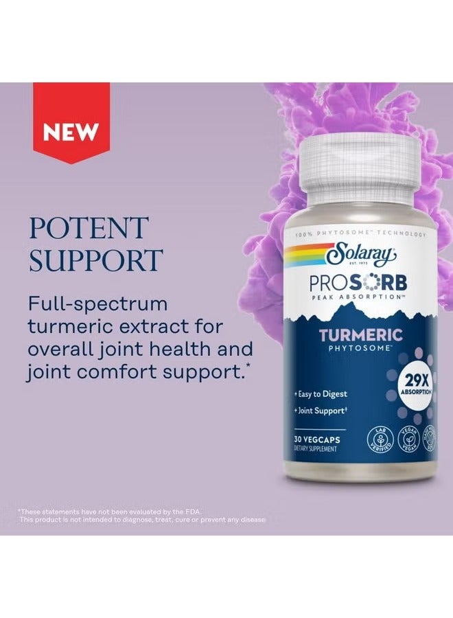 بروسورب كركم فايتوسوم ٥٠٠ ملغ، ٣٠ كبسولة نباتية - مكمل الكركمين المتطور لراحة المفاصل وزيادة حركتها - Image 2