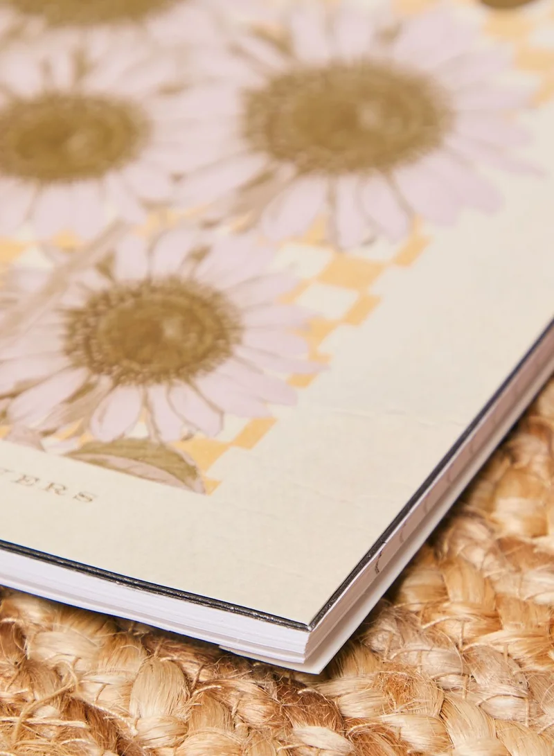 Typo Take It Easy Sunflowers A4 Recycled Spinout Notebook