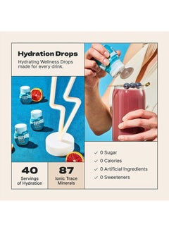 Buoy Electrolyte Drops | 120 Servings | No Sugar, No Sweeteners | Dietitian Recommended | Trace Minerals, Vitamins & Antioxidants | Purposefully Unflavored | Add to Any Drink  - Image 2