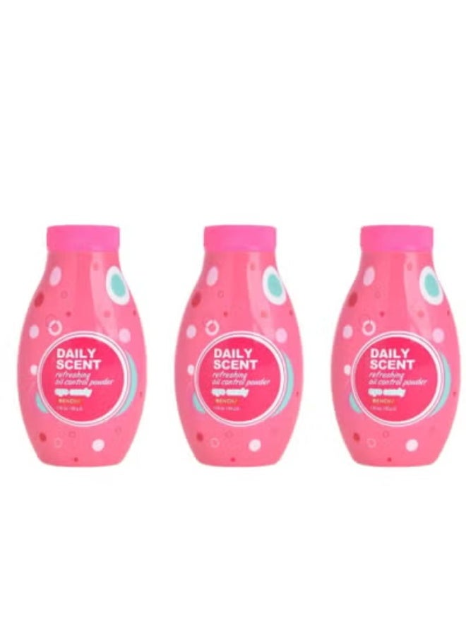 Daily Scent Eye Candy Refreshing Oil Control Powder 50 g 3Pcs