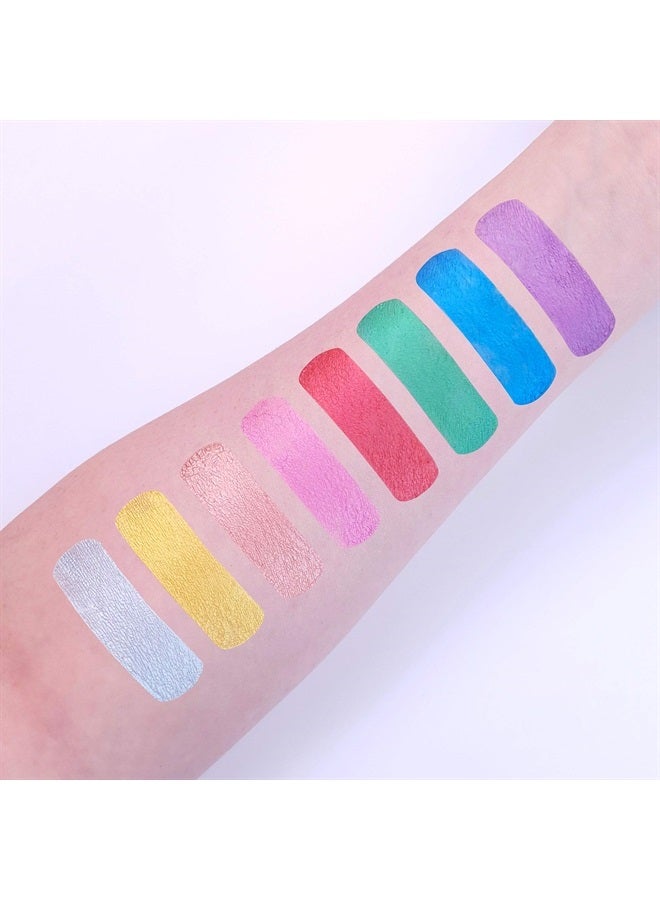 Cosmic Moon Metallic Face Paint makeup for the Face & Body - 0.40fl oz - Create mesmerising metallic face paint designs! - Gold - Image 1