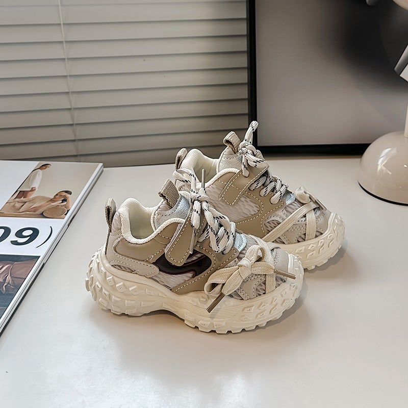 Mesh Children'S Sneaker 2025 New Boys' Dad Shoes Girls' Running Shoes Children'S Casual Shoes - Image 1