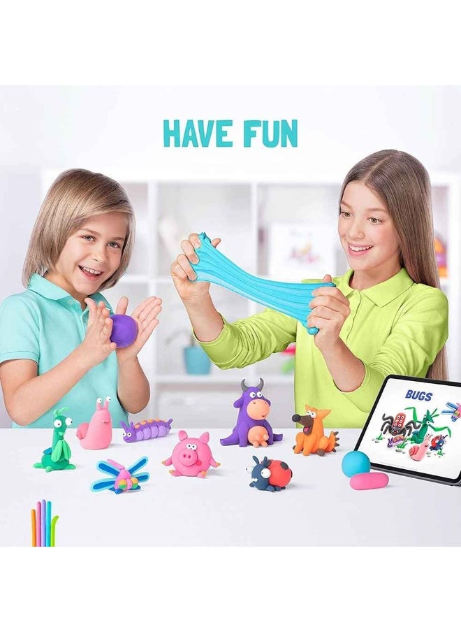 HEY CLAY Hey Clay Monsters Air-Dry Clay DIY Kit 15Cans  - Image 2