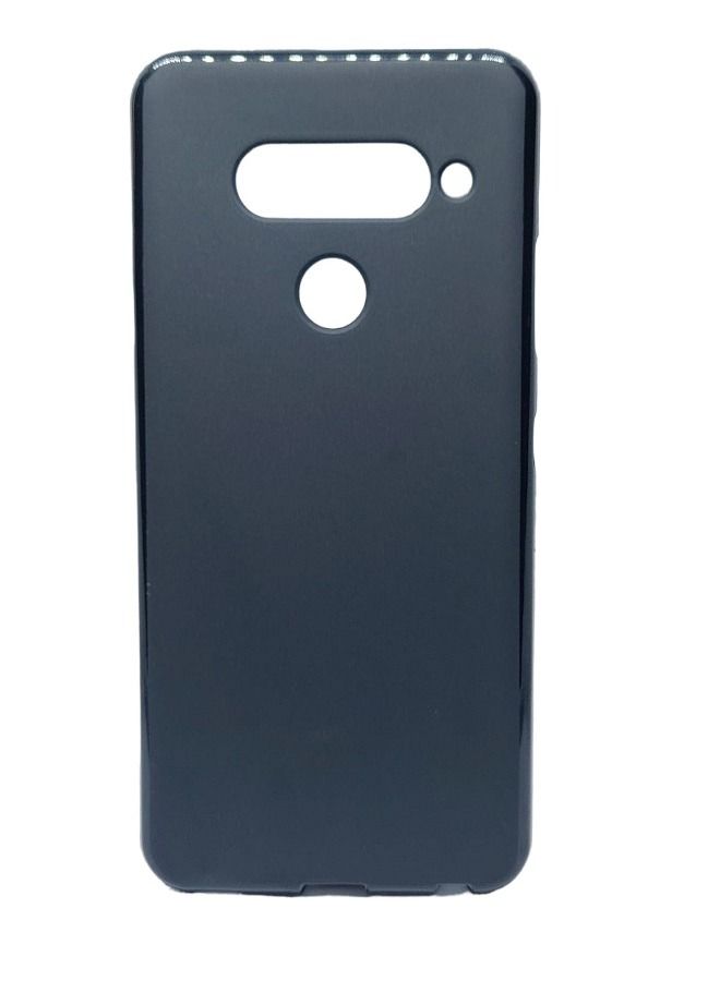 إيف غطاء حالة الخلفية المرن اللطيف من السيليكون الناعم المطاطية لـ LG V40 Black - Image 1