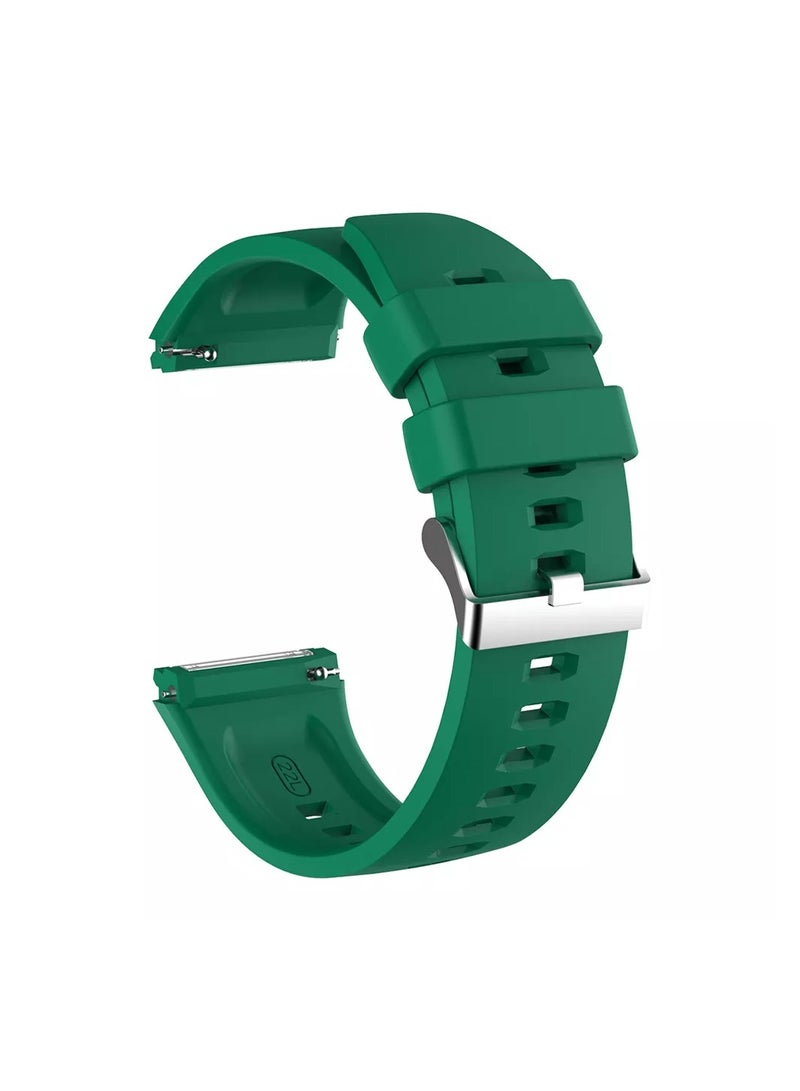 HEXABEX Huawei GT2 Strap, 22mm Silicone Strap for Huawei GT2 46mm Light Green - Image 3