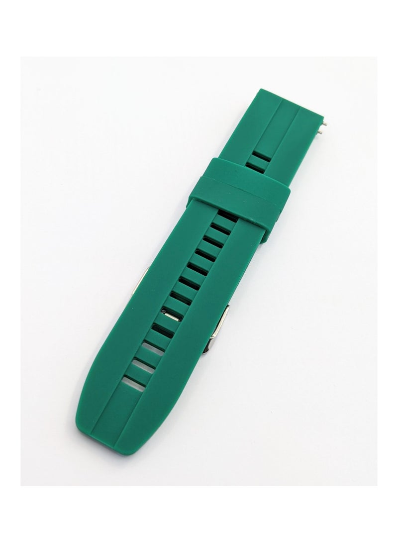 HEXABEX Huawei GT2 Strap, 22mm Silicone Strap for Huawei GT2 46mm Light Green - Image 1