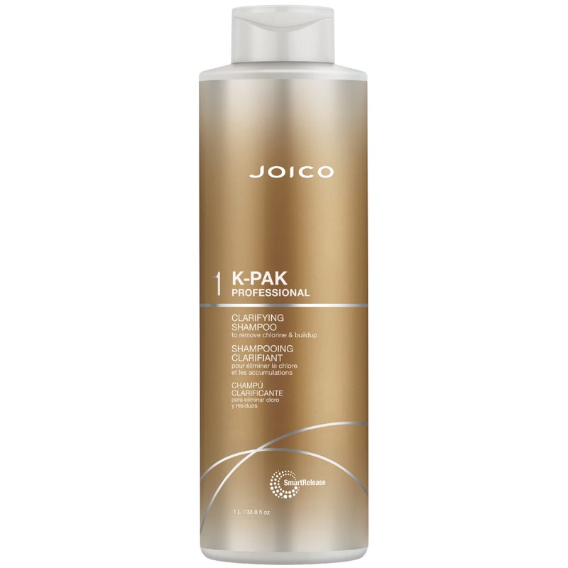 JOICO K-PAK Daily Clarifying Shampoo to Remove Chlorine & Buildup | For Damaged Hair | Repair & Prevent Breakage | Boost Shine | With Keratin & Guajava Fruit Extract | 33.8 Fl Oz - Image 1