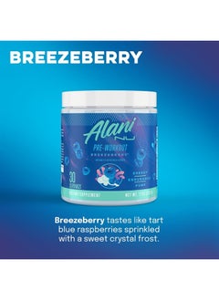 Alani Nu Pre Workout Powder | Amino Energy Boost | Endurance Supplement | Sugar Free | 200mg Caffeine | L-Theanine, Beta-Alanine, Citrulline | 30 Servings (Breezeberry)  - Image 4