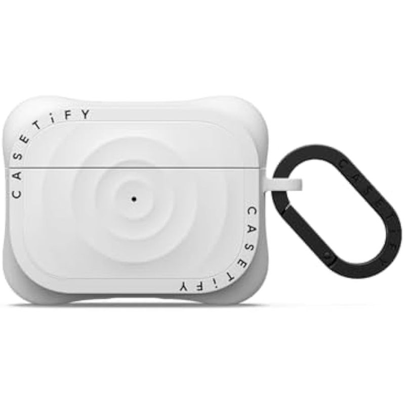 Casetify Ripple Airpods Pro (1st/2nd Gen) Case with Ring - White - Image 1