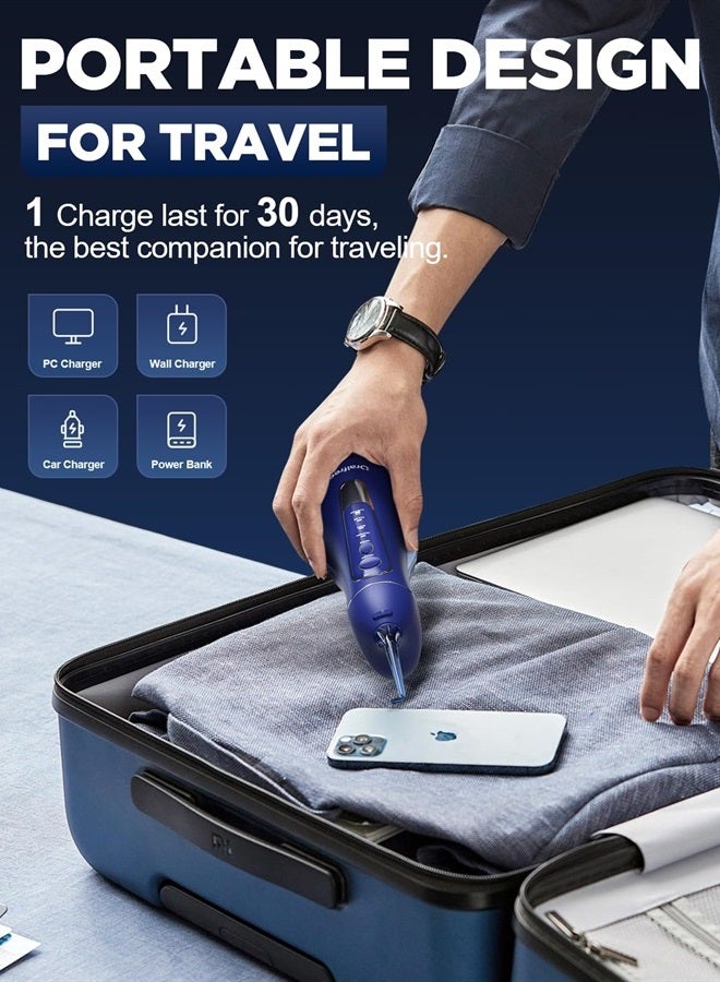 Oralfree Water Dental Flosser Cordless for Teeth Cleaning - 4 Modes Oral Irrigator 300ML Braces Flossers Cleaner, Rechargeable Portable IPX7 Waterproof Powerful Battery for Travel Home - Image 5
