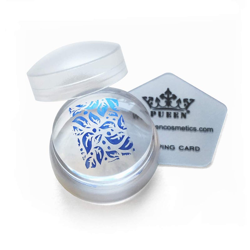 PUEEN 3.5cm Upgraded HD Chunky Clear Transparent Soft Stamper and Scraper Set - Nail Art - Stamping Tools - Clear - BH000706 - Image 2