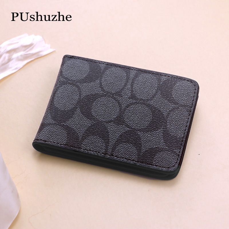 Slim Unisex Driving License Leather Wallet Black: 80% off -2 ID slots