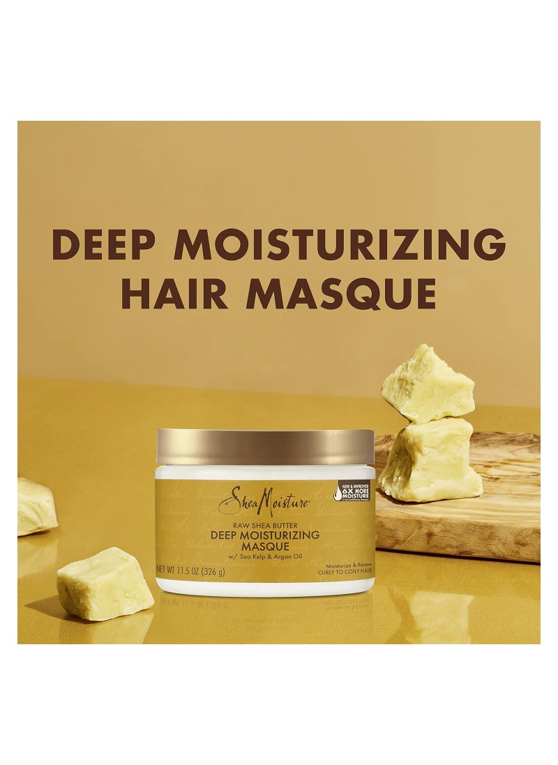 SHEA MOISTURE DEEP TREATMENT MASK WITH KELP AND ARGAN OIL - 340G - pzsku/Z34C06586240FA6E13034Z/45/_/1703671509/2267f85c-5db6-470f-b7ce-226588b489fb