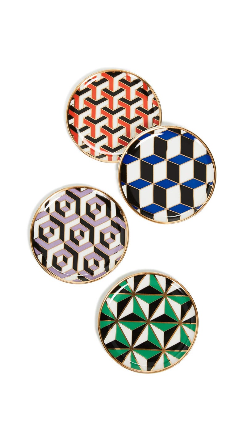 Jonathan Adler Versailles Coasters Multi