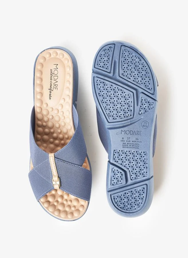 MODARE Modare Ladies Comfort Sandals Denim | Made In Brazil