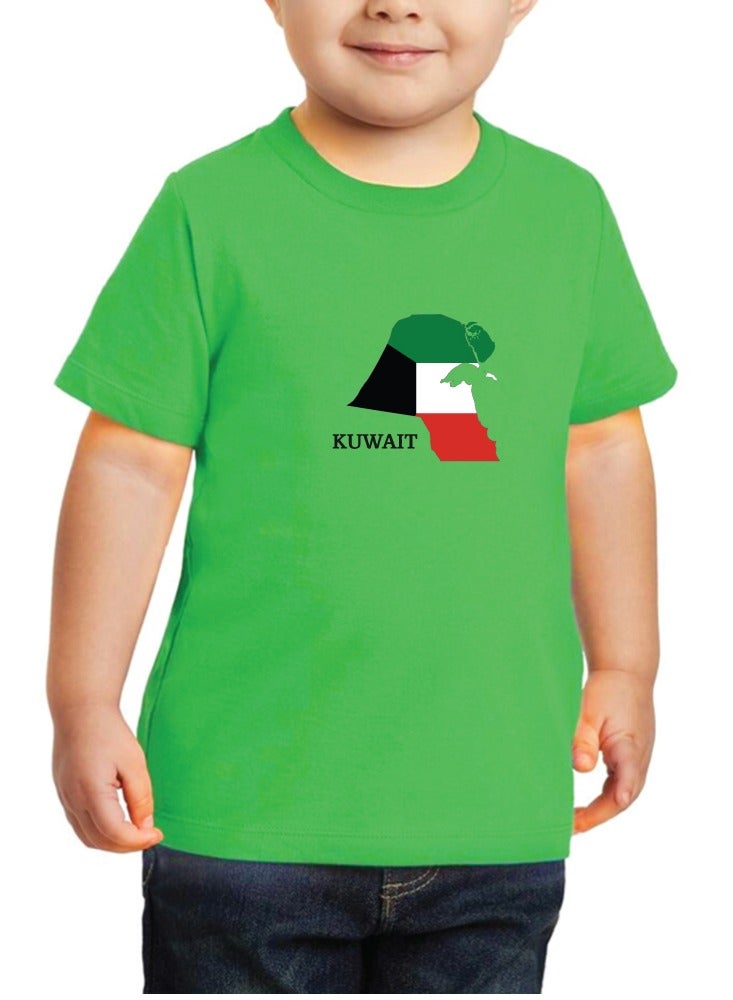 PRINTSHOP4ME Kuwait National Day Gift Set for Boys - T-Shirt - Cap - Badge and Flag Set - Celebrate Kuwait National Day with this Kids Combo Pack in Style - Image 3