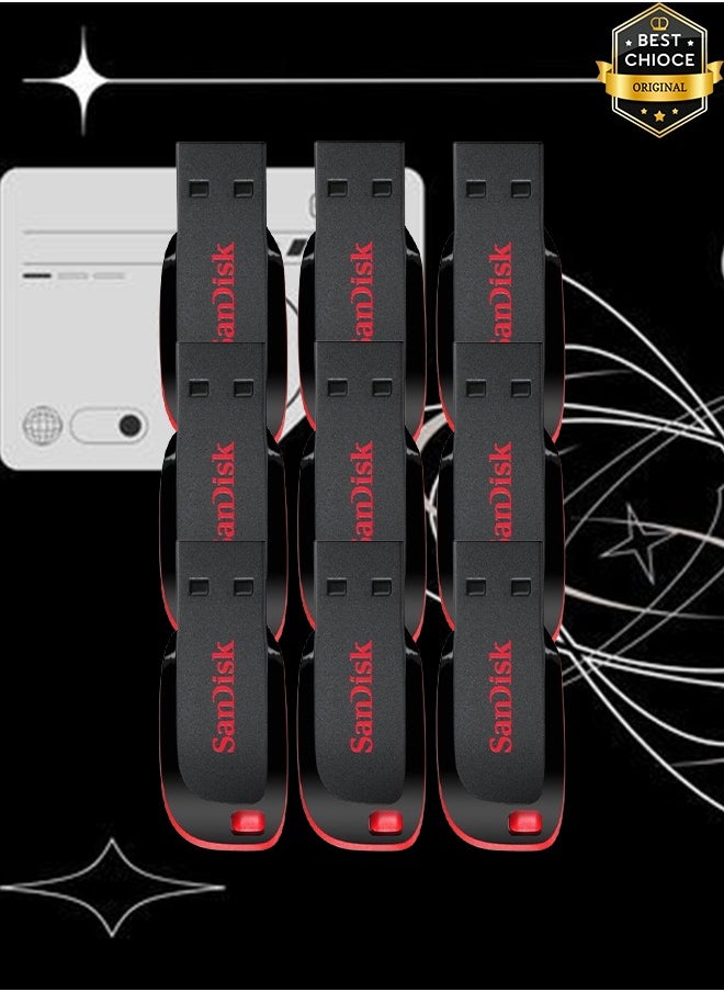 Sandisk 9 Pieces SanDisk Curzer Blade USB 2.0 Flash Drive 32GB  - Image 1