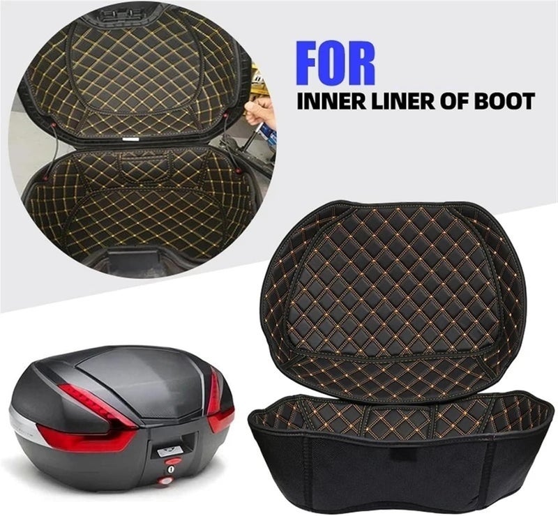 QASULER Motorcycle Trunk Case Liner - Image 5